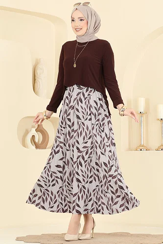moda selvim Combined 5580ZNN863 Brown & Stone - Thumbnail