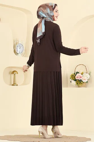 moda selvim Combined 5581ZNN863 Brown - Thumbnail