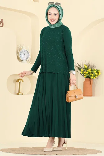 moda selvim Combined 5581ZNN863 Emerald - Thumbnail