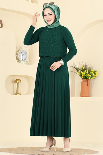 moda selvim طقم زيتي 5581ZNN863 - Thumbnail