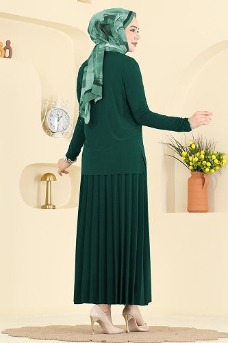 moda selvim طقم زيتي 5581ZNN863 - Thumbnail