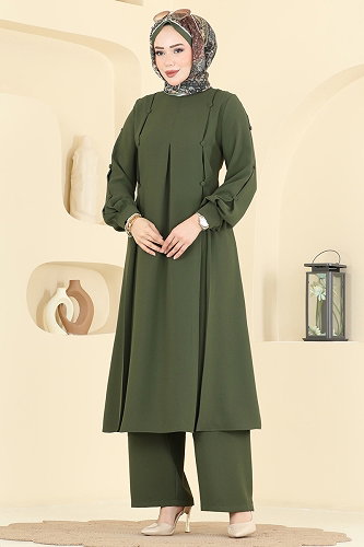 moda selvim Combined 558ASN888 Khaki - Thumbnail
