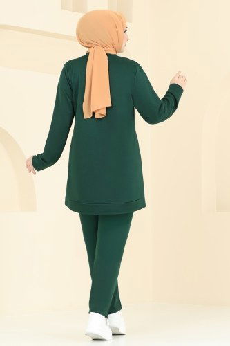 moda selvim طقم زيتي 5592ZNN863 - Thumbnail