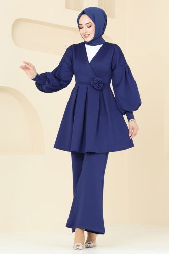 moda selvim Combined 5629EDF311 Navy Blue - Thumbnail