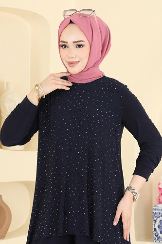 moda selvim Combined 5632ZNN863 Navy Blue - Thumbnail