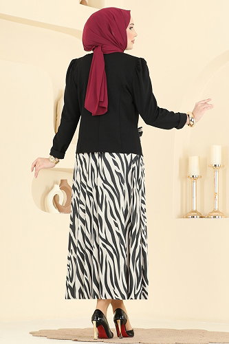moda selvim Combined 5645ZNNK1102 Black - Thumbnail