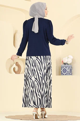 moda selvim Combined 5645ZNNK1102 Navy Blue - Thumbnail