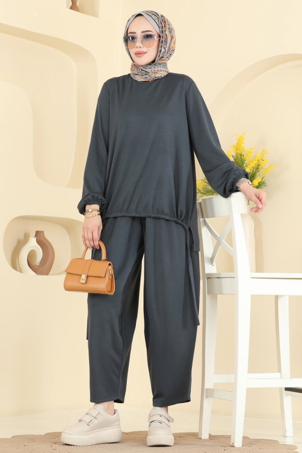 Modaselvim Hijab Combinations Combined 5650ZNNK1102 Anthracite