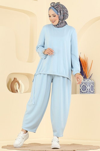 moda selvim Combined 5650ZNNK1102 Baby Blue - Thumbnail