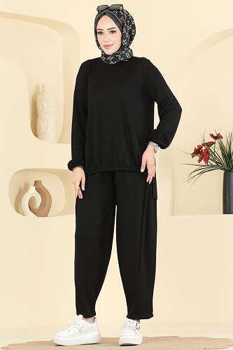 moda selvim Combined 5650ZNNK1102 Black - Thumbnail