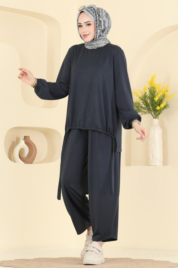Modaselvim Hijab Combinations Combined 5650ZNNK1102 Light Anthracite