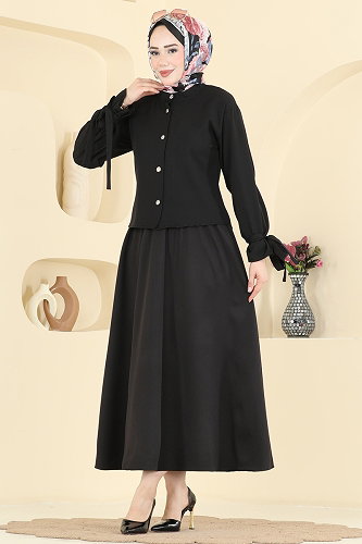 moda selvim Combined 5658ZNNK1102 Black - Thumbnail