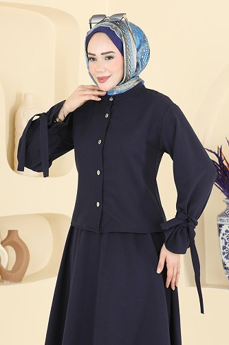 moda selvim Combined 5658ZNNK1102 Navy Blue - Thumbnail