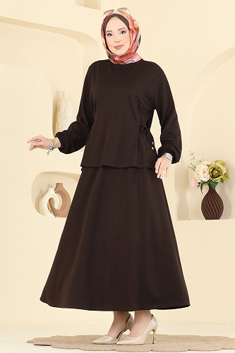 moda selvim Combined 5660ZNNK1102 Brown - Thumbnail