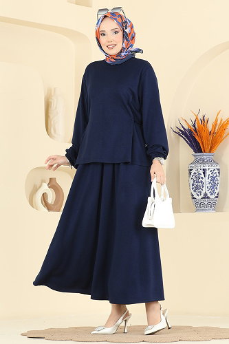 moda selvim Combined 5660ZNNK1102 Navy Blue - Thumbnail