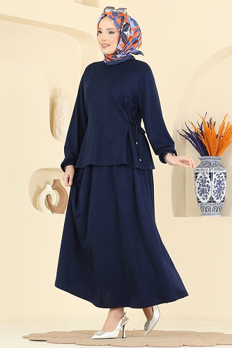 moda selvim Combined 5660ZNNK1102 Navy Blue - Thumbnail