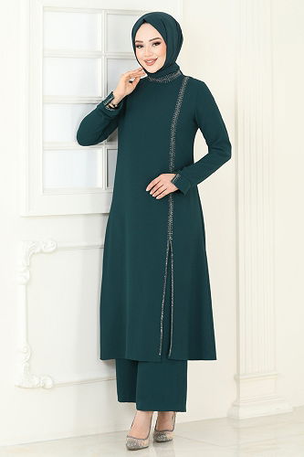 moda selvim Combined 5671EDF311 Emerald - Thumbnail