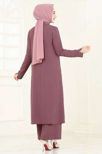 moda selvim طقم وردي 5671EDF311 - Thumbnail