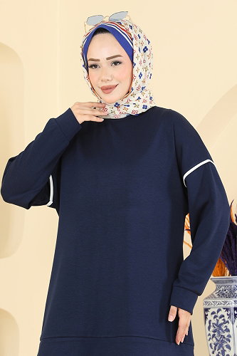 moda selvim Combined 5672ZNNK1102 Navy Blue - Thumbnail