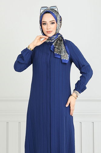 moda selvim طقم كحلي 5676EDF311 - Thumbnail