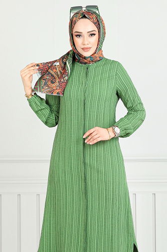 moda selvim طقم اخضر عفني 5676END900-M - Thumbnail