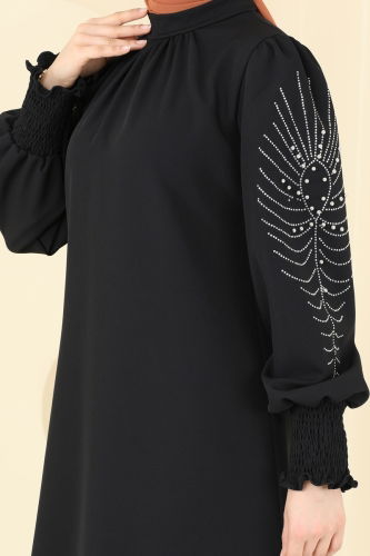 moda selvim طقم أسود 5677EDF311 - Thumbnail