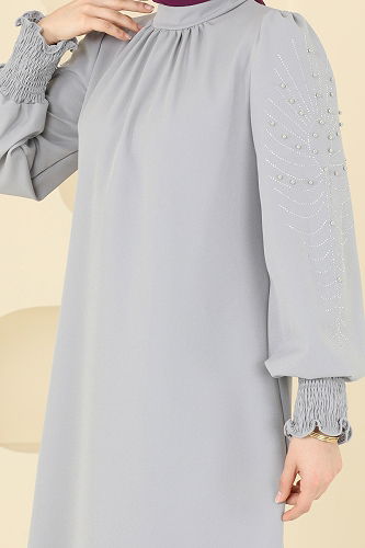 moda selvim Combined 5677EDF311 Gray - Thumbnail