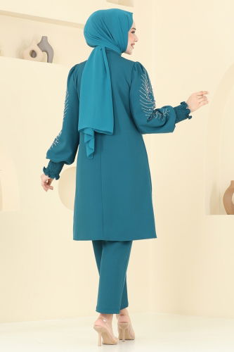moda selvim طقم بترولي 5677EDF311 - Thumbnail