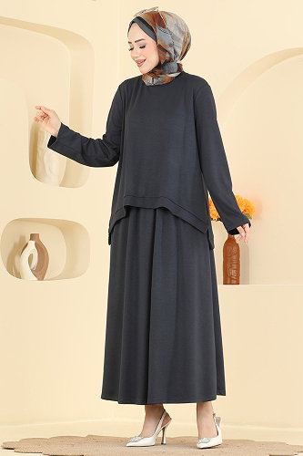 moda selvim Combined 5677ZNNK1102 Anthracite - Thumbnail