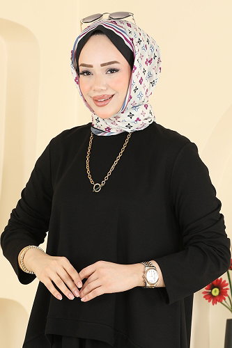 moda selvim طقم أسود 5677ZNNK1102 - Thumbnail