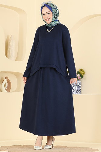 moda selvim Combined 5677ZNNK1102 Navy Blue - Thumbnail