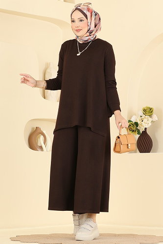 moda selvim Combined 5678ZNNK1102 Bitter Brown - Thumbnail