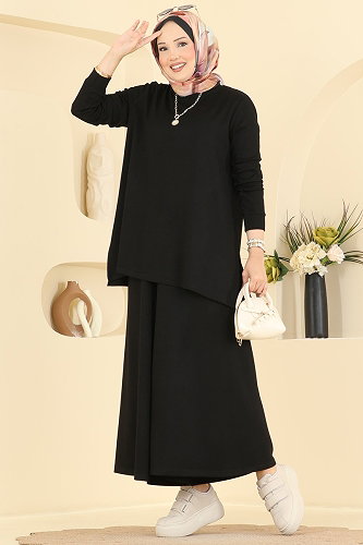 moda selvim Combined 5678ZNNK1102 Black - Thumbnail