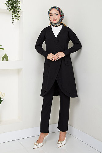 moda selvim COMBINED 5684ZNK903-M Black - Thumbnail