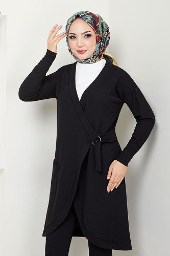 moda selvim COMBINED 5684ZNK903-M Black - Thumbnail