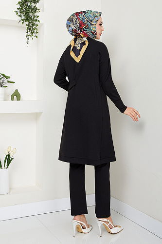 moda selvim COMBINED 5684ZNK903-M Black - Thumbnail