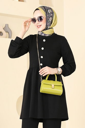 moda selvim Combined 5702ZNK1009 Black - Thumbnail