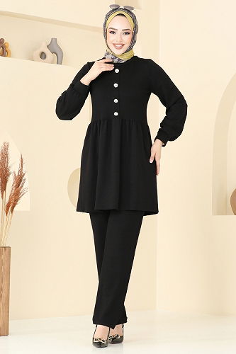 moda selvim Combined 5702ZNK1009 Black - Thumbnail