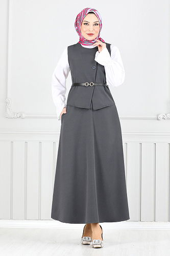 moda selvim Combined 5704ZNK903-M Anthracite - Thumbnail