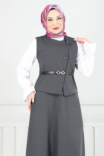 moda selvim Combined 5704ZNK903-M Anthracite - Thumbnail