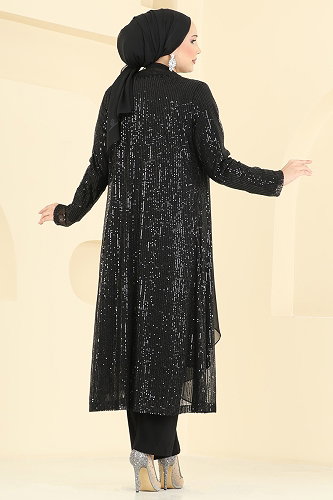 moda selvim Combined 5706EDFK1198 Black - Thumbnail