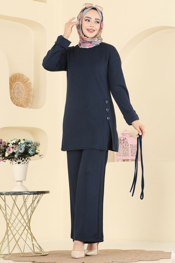 Modaselvim Hijab Combinations Combined 5712ZNK1009 Anthracite