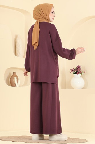 moda selvim Combined 5736ZNK1009 Damson - Thumbnail
