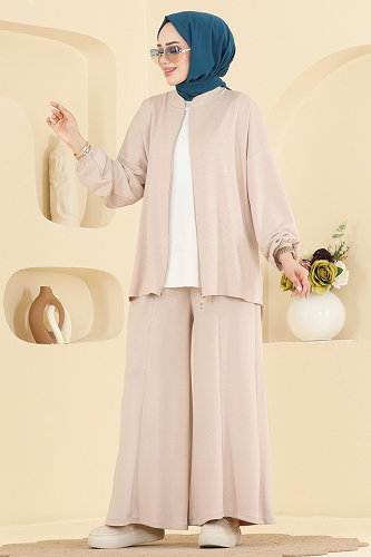 moda selvim Combined 5736ZNK1009 Stone - Thumbnail