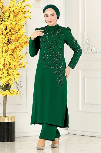 moda selvim Combined 5771AB368 Emerald - Thumbnail