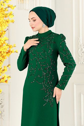 moda selvim Combined 5771AB368 Emerald - Thumbnail