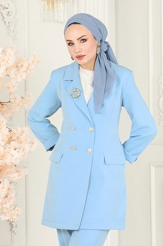 moda selvim Combined 5795AB368 Baby Blue - Thumbnail