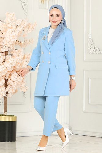 moda selvim Combined 5795AB368 Baby Blue - Thumbnail