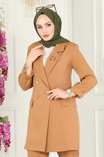 moda selvim طقم لاتيه 5795AB368 - Thumbnail