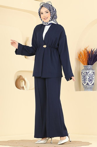 moda selvim Combined 5828EDFK1198 Navy Blue - Thumbnail